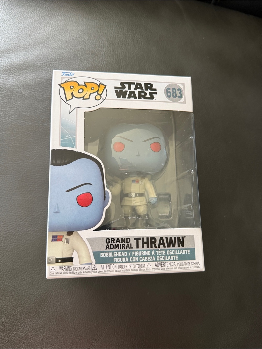Funko Grand Admiral Thrawn Pop! Figure - Blue Face with Red Eyes